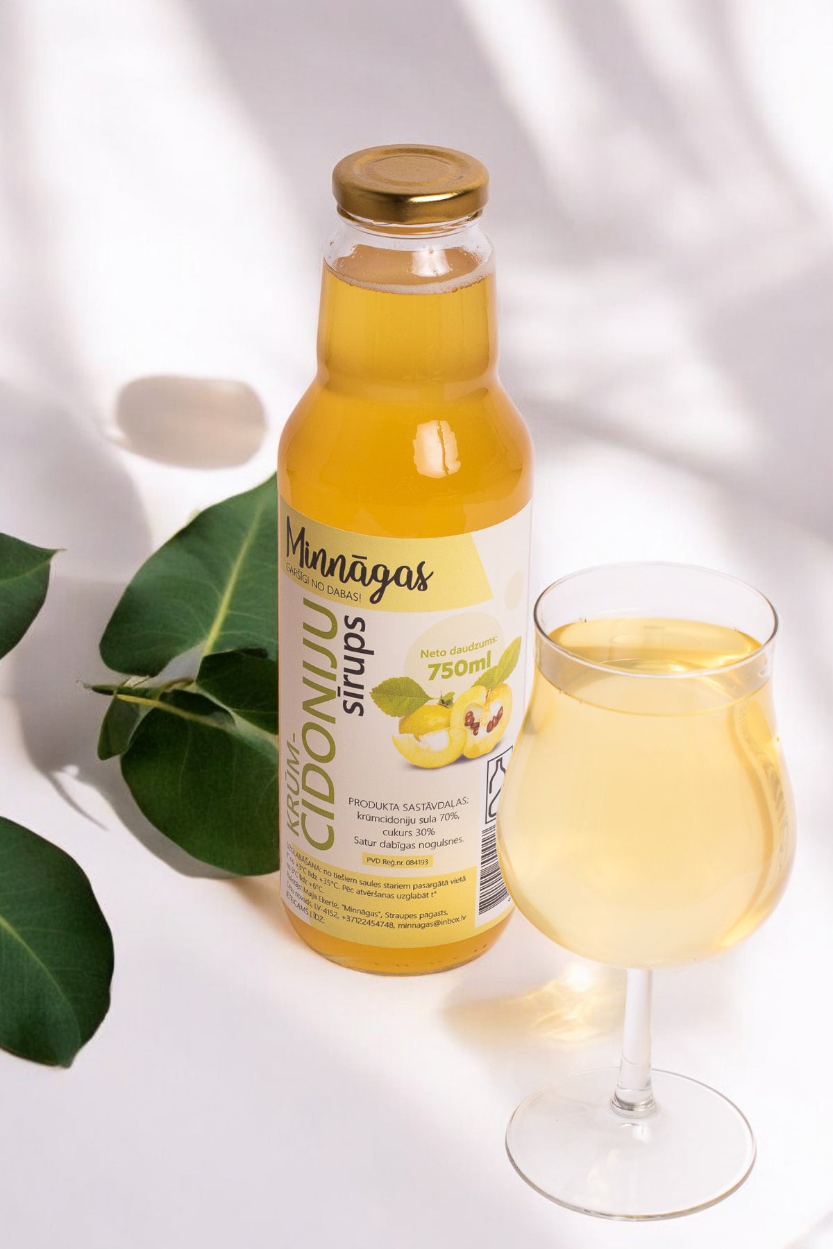 Cidoniju sīrups 750ml